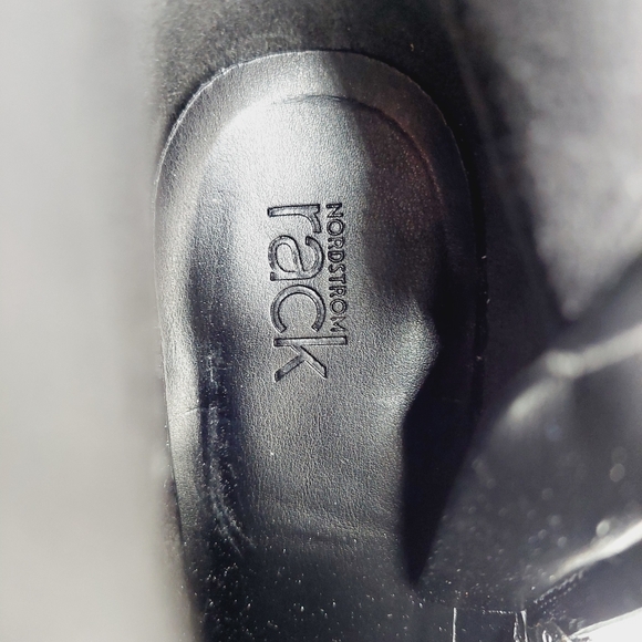 NEW Nordstrom RACK Virginia Block Heel Tall Boot In Black C148 - Picture 10 of 12